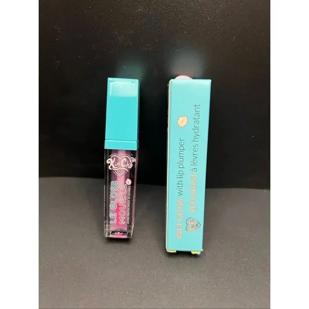 New in Box KimChiChic Beauty Wet Gloss With Plumper Miami WG03 0.18fl oz / 5.6ml